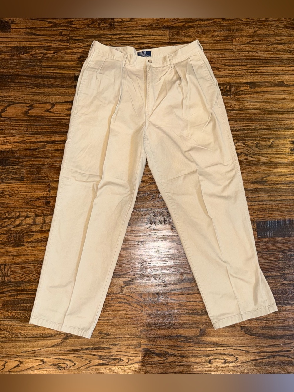 Polo Ralph Lauren Pleated Khaki Dress Trouser Pants Size 35x32